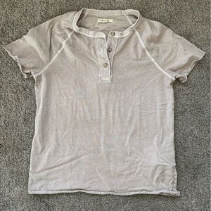 Madewell cotton Henley tee XS